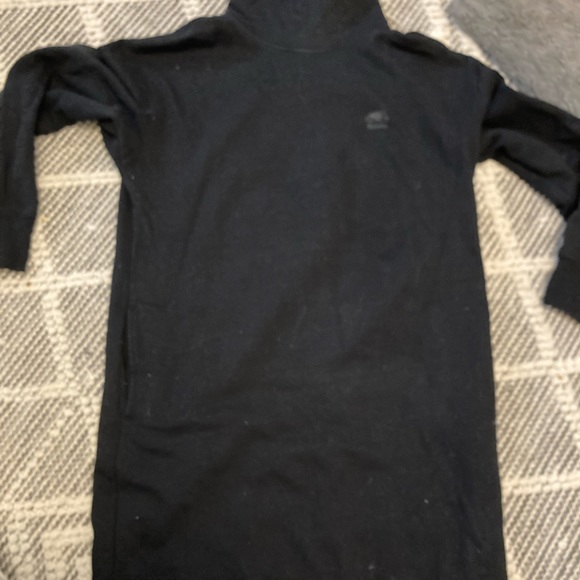 Roots Mock/ Cowl Neck Sweatshirt Dress - Picture 1 of 4